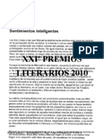 XXIº PREMIOS LITERARIOS 2010 - Web