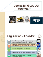 Aspectos Juridicos Por Internet.