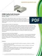 HDMI Cat5e/Cat6 Extender: Extends 1080p Signal Up To 60 M (196 FT.) Part No.