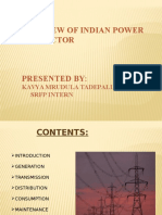 Overview of Indian Power Sector: Kavya Mrudula Tadepalli SRFP Intern