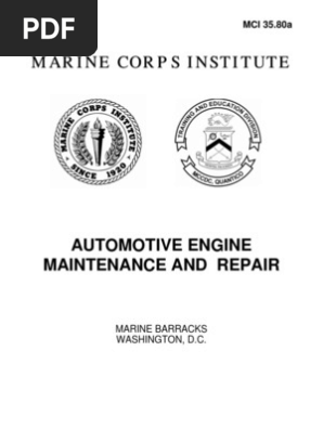 3580A Automotive Engine Maintenance and Repair