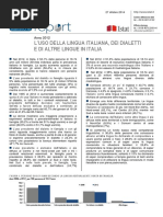 Lingua Italiana, Dialetti e Altre Lingue - 27-Ott-2014 - Testo Integrale