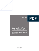 AK240 Instruction Book Data for ENG 140204