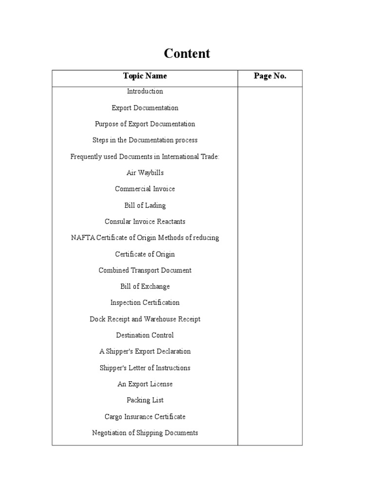Export Documentation Guide | PDF | Business