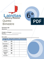 6to Grado - Bimestre 5.doc