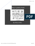 Hillary Andru Poetry Booklet