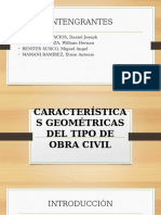 Grupo H1 - Características Geométricas de La Obra Civil