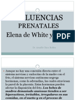 Influenza Prenatal de Elena de White