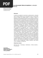 Pós-graduação Na Educação Física Brasileira