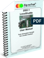 Sig-naTrak® DSS1 LocoShuttle User Manual