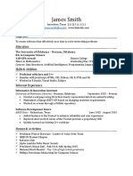 Sample Resume #2