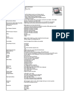 Philips Pagewriter TC 50 ECG Machine Specs