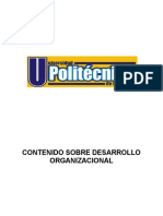 Contenido Desarrollo Organizacional