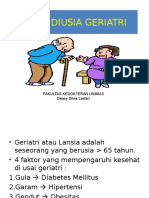 SEHAT DIUSIA GERIATRI