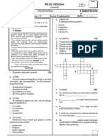 Exercicios Resolvidos de Ciencias 3º Bimestre 2009