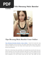 Download Tips Dan Trik Menang Main Bandar Ceme by pokerindonesiaonline SN316391903 doc pdf
