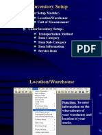 Inventory Setup - Beginner