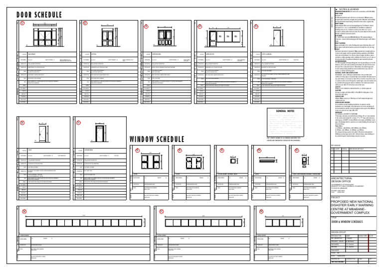 Doors and Windows Schedule Details | PDF | Door | Roof