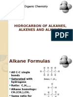 Hidrocarbon Alkanes and Reactions