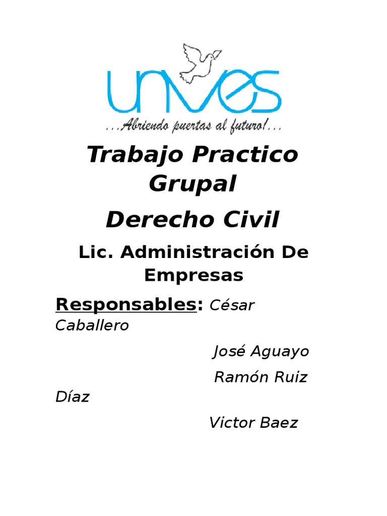 Trabajo Practico Grupal - Portada | PDF