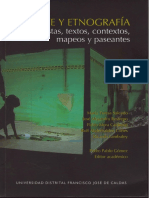 Arte y Etnografía. de Artístas, Textos, Contextos, Mapeos y Paseantes - Pedro Pablo Gómez