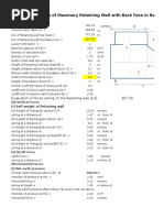 Gravity Retaining Wall Design Guide | PDF | Mechanics | Applied And ...