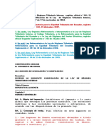 Ley Orgánica de Régimen Tributario Reformada Al 23 de Diciembre 2009