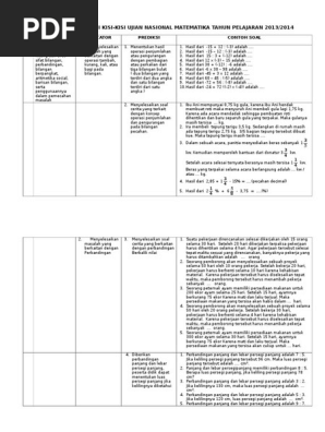 Kisi Prediksi Un 2014 Soal