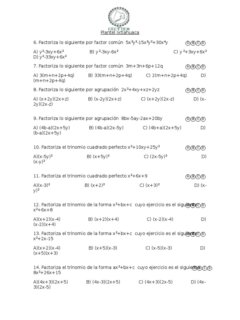 Guia De Estudio Tercer Parcial