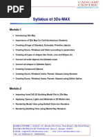 Syllabus 3Ds MAX