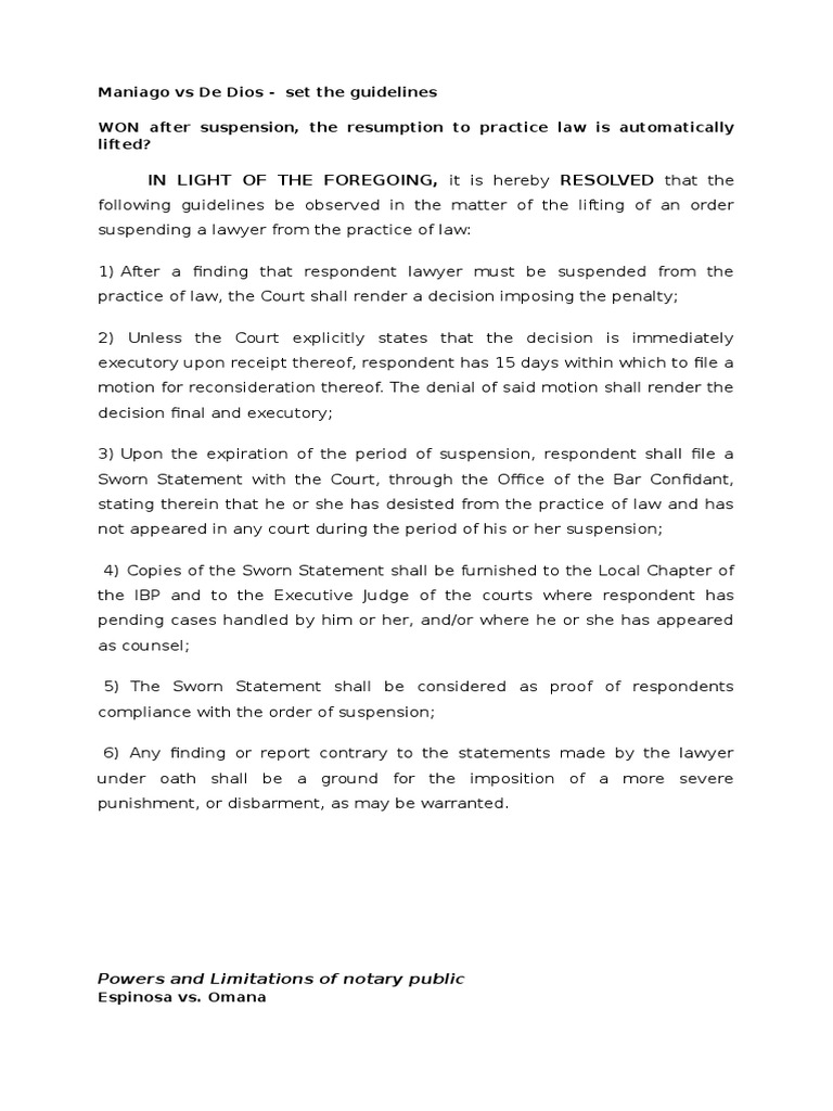 In Light Of The Foregoing, It Is Hereby Resolved That The Notary