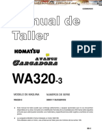 Manual Taller Cargador Frontal Wa 320 3 Komatsu