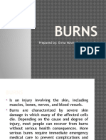 Burn Types and Treatment