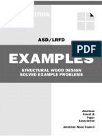 ASD LRFD Structural Wood Design Solved Example Problems 2005 Edition