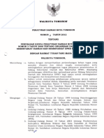Perubahan Kedua Peraturan Daerah Kota Tomohon Nomor 4 Tahun 2008 Tentang Organisasi Dan Tata Kerja Dinas Daerah Kota Tomohon
