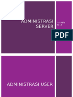 Slide Materi - Adm Server - Administrasi User