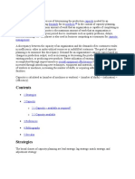 Capacity Planning Wiki