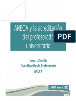 JLCastillo-ANECA-Evaluacion de Profesorado-UNED-Enero2012 PDF