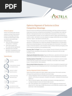 Axtria Territory Alignment Datasheet