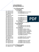 Clasificarea Bacteriilor