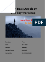 Learn Basic Astrology - One Day Workshop