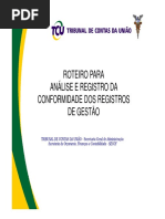 Conformidade de Registro de Gestao Tutorial