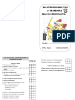 Boletin 3años 3º T