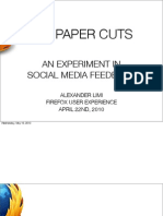 Firefox 4: Paper Cuts (Alexander Limi, Firefox User Experience)