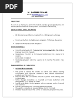 Satish Manicka Resume