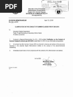 Deped Memo - Summer Class