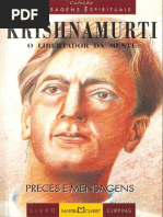Krishnamurti o Libertador Da Mente