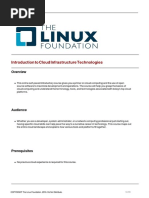 Introduction To Cloud Infrastructure Technologies