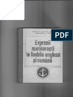 Expresii Marinărești În Limba Engleză Și Română A C.I. Popa - Partea I