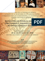 Programa Encuentro de Pueblos Indígenas, Originarios y Afrodescendientes de América Latina y El Caribe